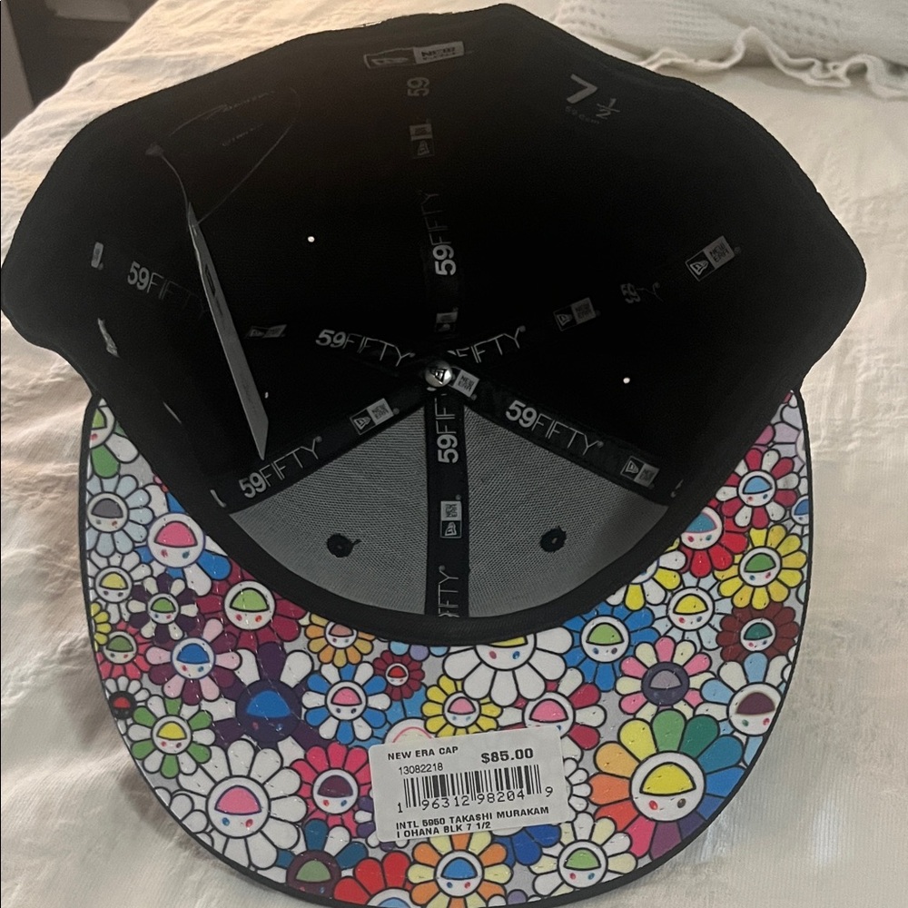 New Era x Takashi Murakami Flower Allover 59Fifty Fitted Hat - Picture 2 of 6